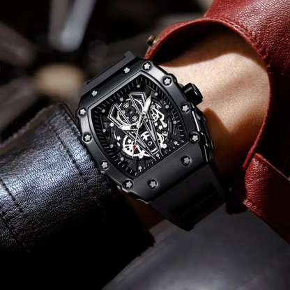 Premium Tourbillon Barrel Shape Men Watch