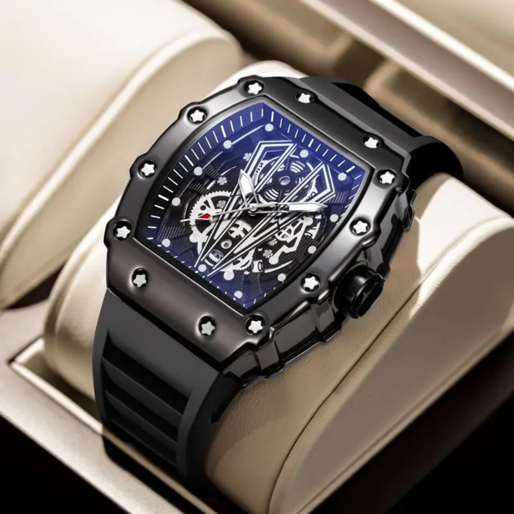 Premium Tourbillon Barrel Shape Men Watch